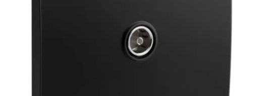 Розетка TV звезда 0-2400 MHz - Mallia - Matt Black