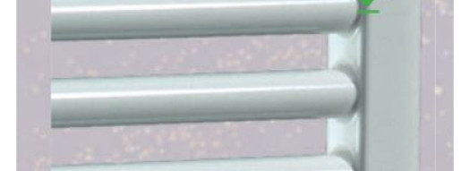 Водяной полотенцесушитель - Imas Pegasus - шаг 41, высота 1120 мм - антрацит