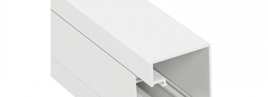 Кабель-канал - DLP-S - 85x50 мм с крышкой - 2 метра - белый