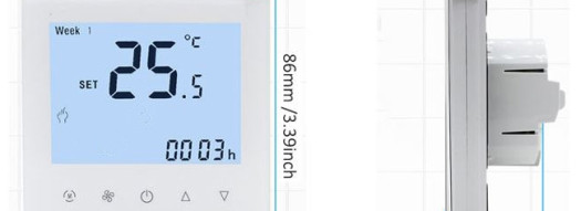 Терморегулятор для теплых полов WF11-16A - черный