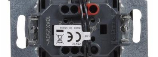 Переключатель одноклавишный с подсветкой/индикацией - Suno - алюминий