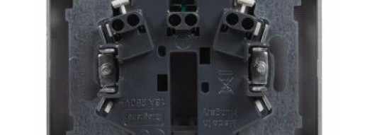 Розетка 2x2К+З со шторками - Suno - алюминий