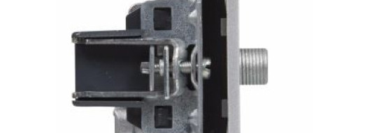 Розетка TV-F 1.5 дБ - Suno - алюминий