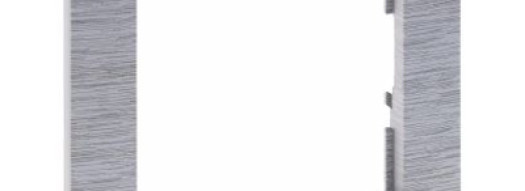 Рамка 1 пост - Suno - brushed aluminium