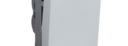 Выключатель одноклавишный 10AX - 1 модуль - Arteor - Soft Aluminum