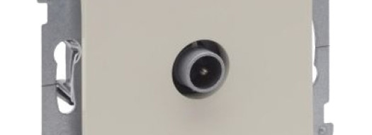 Розетка TV-звезда 1.5 дБ - Suno - слоновая кость