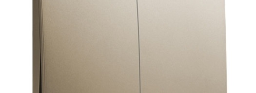 Переключатель двухклавишный - Mallia - Dark Bronze