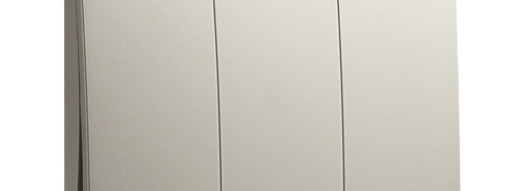 Выключатель трехклавишный - Mallia - Champagne