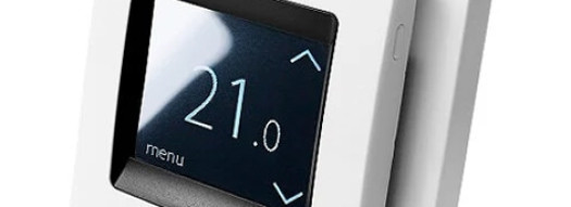 Терморегулятор с сенсорным дисплеем - DEVIreg Touch White