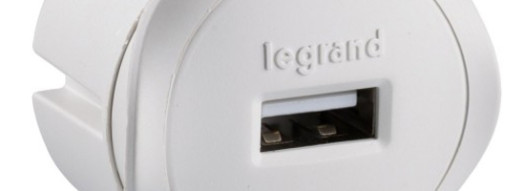 Зарядное устройство USB - Legrand - 230В, 1,5А, 5В - белый