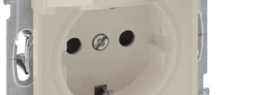 Розетка 2К+З IP21 - Suno - слоновая кость