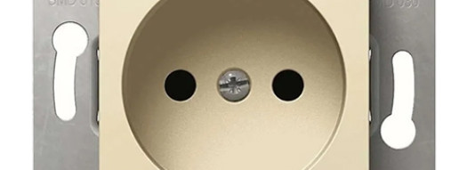 Розетка 2K - Cariva - слоновая кость