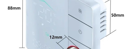 Терморегулятор для теплого пола BT11 16A/3A - черный/белый