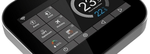 Термостат для электрических теплых полов с WIFI - черный/серебристый