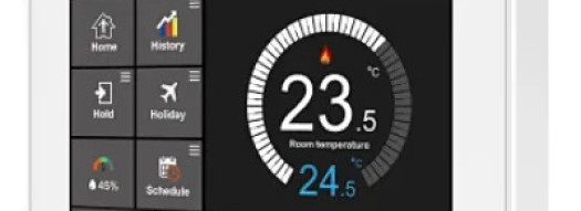 Термостат для фанкойлов с WiFi - белый