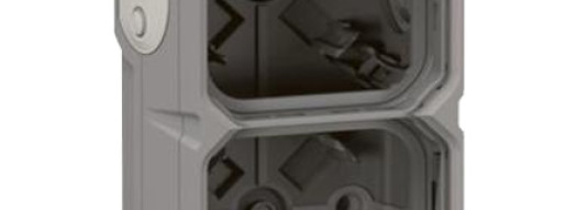 Коробка 2 поста, горизонтальная - Plexo IP55 - серый