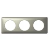 Рамка 3 поста - Celiane - металлик титан