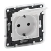 Розетка с откидной крышкой IP44 - Niloe Step - белый